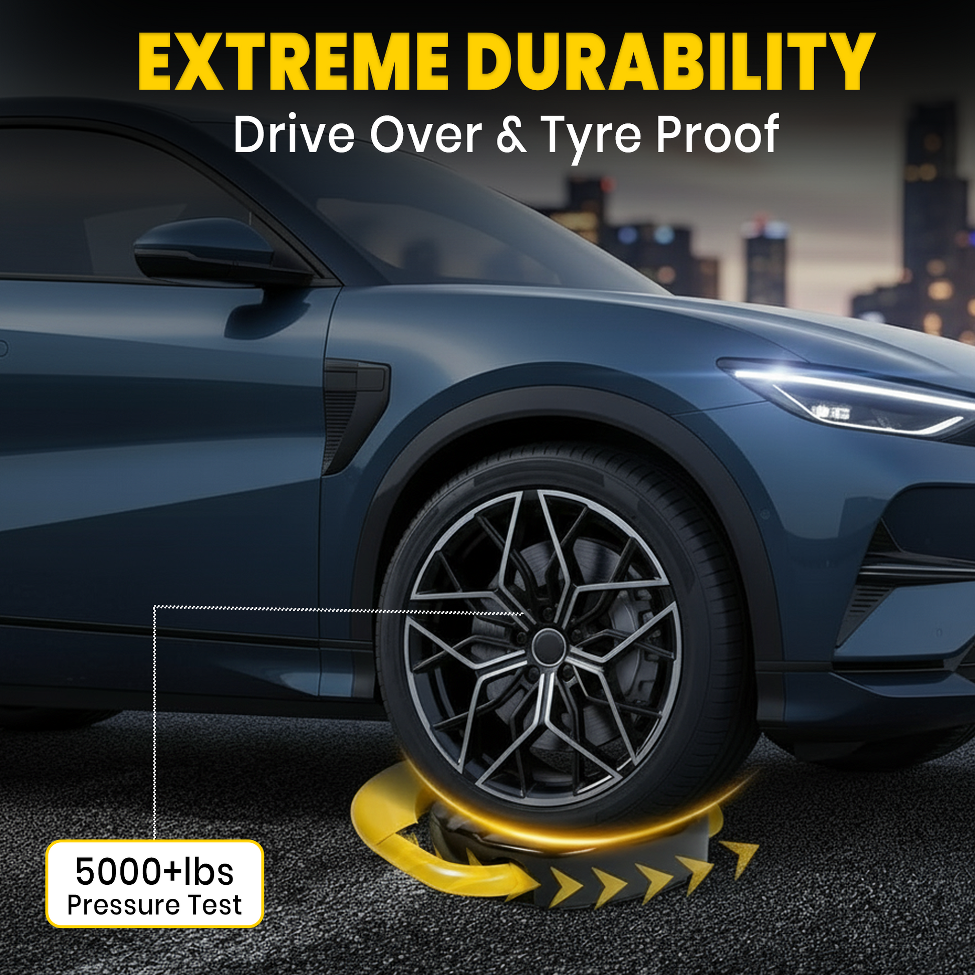 Remote Control Parking Lock with Alarm – Waterproof Parking Barrier - product image 7