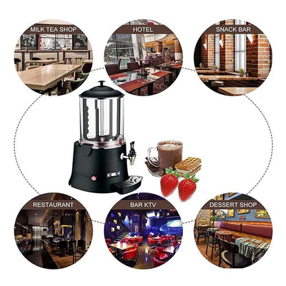 5L & 10L Digital Hot Chocolate Machine Maker with Temperature Control, Commercial Beverage Warmer for Coffee, Milk Tea, and Chocolate, Stainless Steel & Easy to Clean – Perfect for UAE Hotels, Cafes, and Restaurants