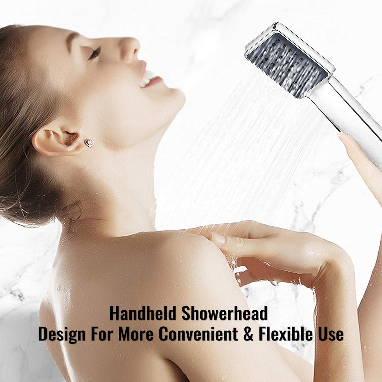 Stainless Steel Shower Panel Tower System with Multi-Function Rainfall, Waterfall, Massage Jets, Tub Spout, and Hand Shower for Home, Hotel, Resort