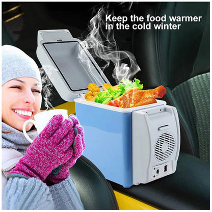 7.5L Portable 2 in 1 Cooling & Warming Fridge Refrigerator For Home Cars and outdoor - Tazeet.com