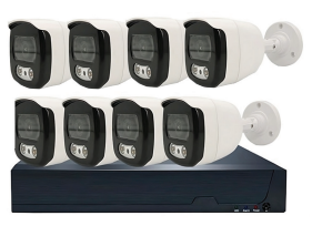 8 Channel CCTV DVR Kit | 2MP | 1080P | IP66 Waterproof | IR Night Vision | Audio Recording | Auto Light Intensity