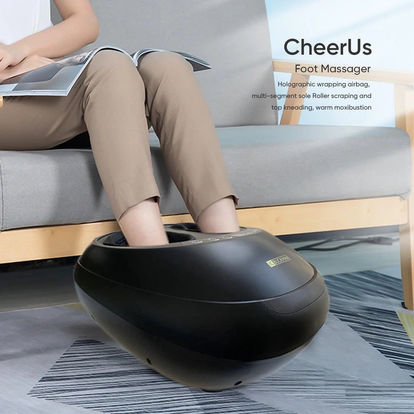 JC Buckman CheerUs Foot Massager – Best Foot Massage Machine for Soothing and Revitalizing Comfort in UAE