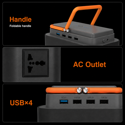 BS100 Portable Power Station 45000mAh with Solar Panel - product image 6