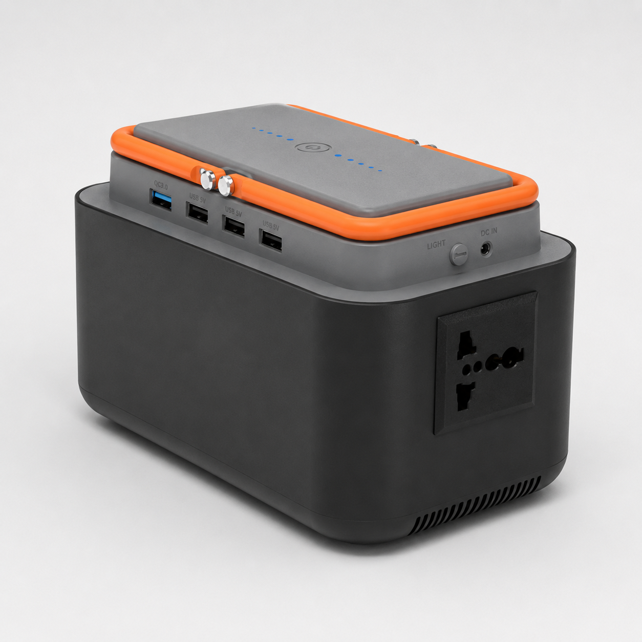 BS100 Portable Power Station - 120W Output, 45000mAh Battery with 60W Solar Panel