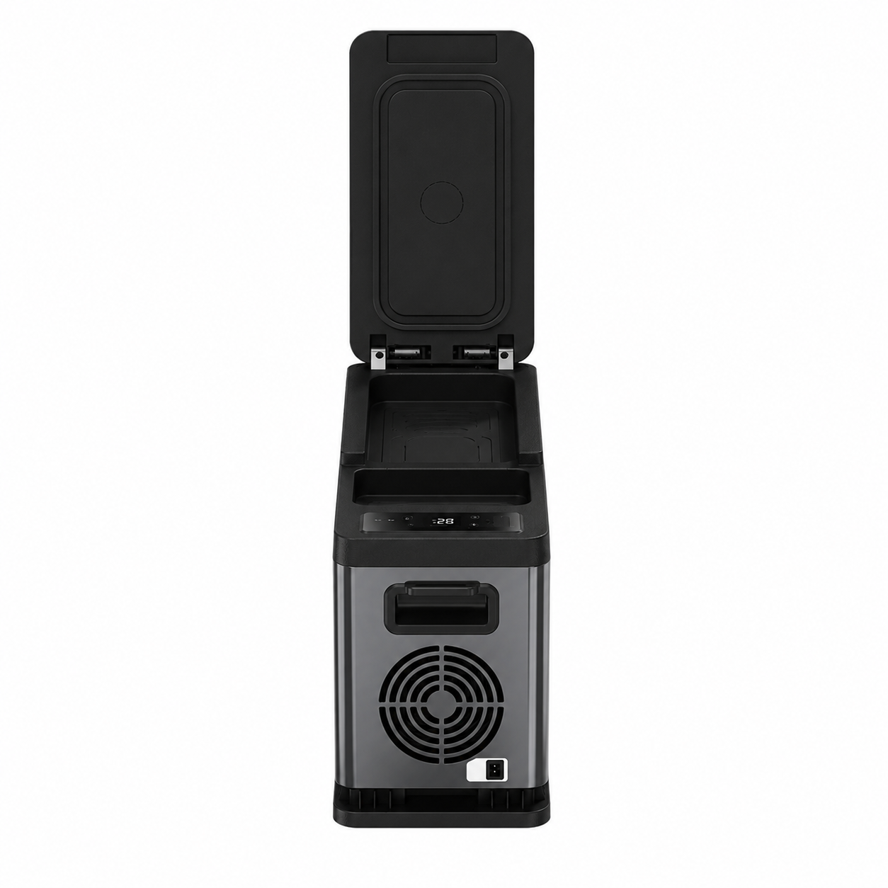 TAZEET CF8 8L Dual-Zone Car Armrest Refrigerator Freezer, 12V/24V DC, Compressor Cooling