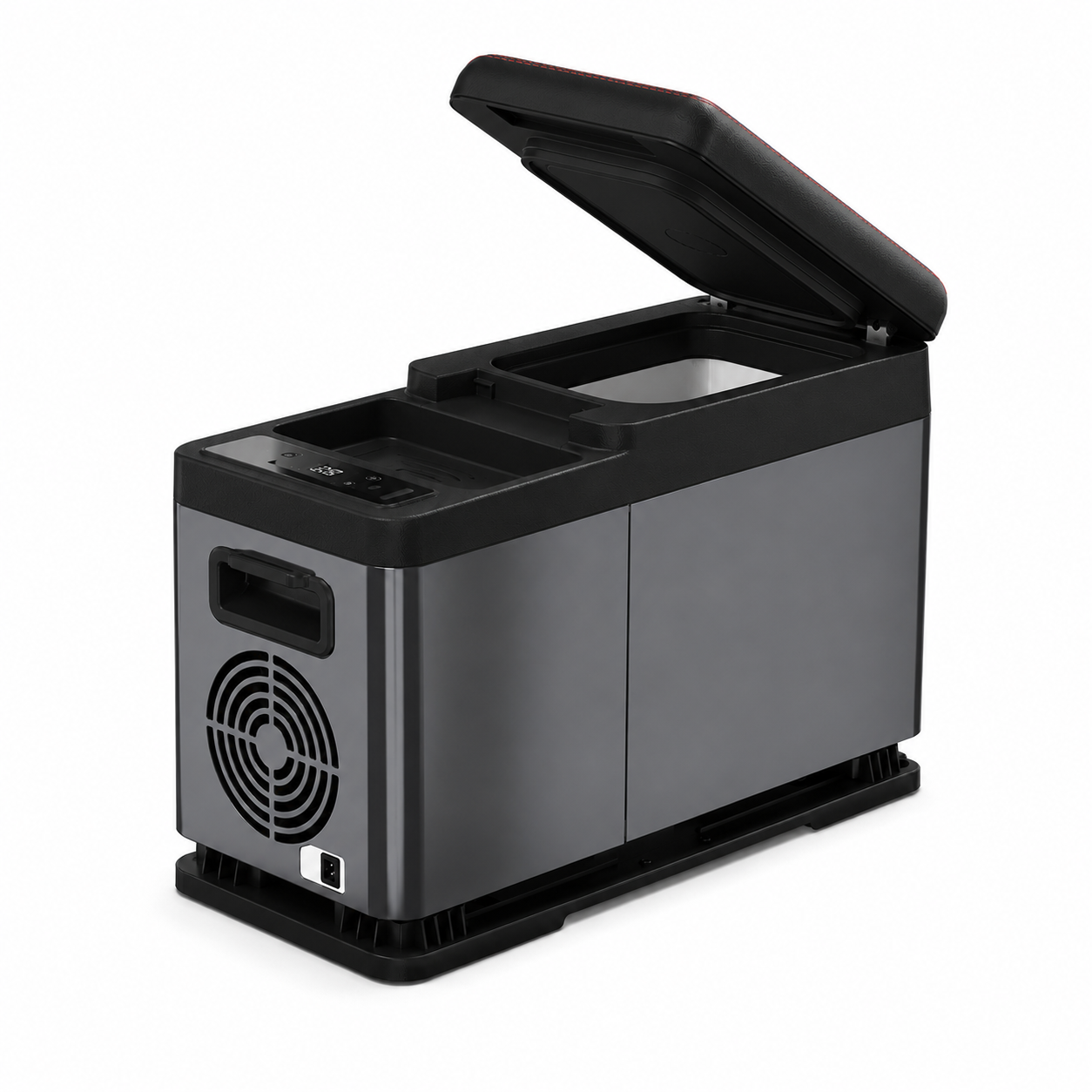 TAZEET CF8 8L Dual-Zone Car Armrest Refrigerator Freezer, 12V/24V DC, Compressor Cooling