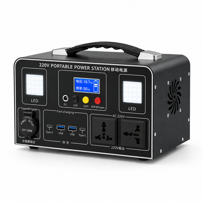 STN300 300W Portable Power Station, 300Wh, MPPT Solar Charging Support