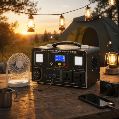 STN300 300W Portable Power Station, 300Wh, MPPT Solar Charging Support
