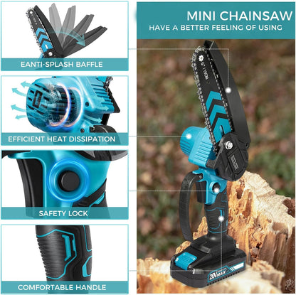 6-Inch Cordless Mini Pruning Chainsaw Kit 20V - product image 8