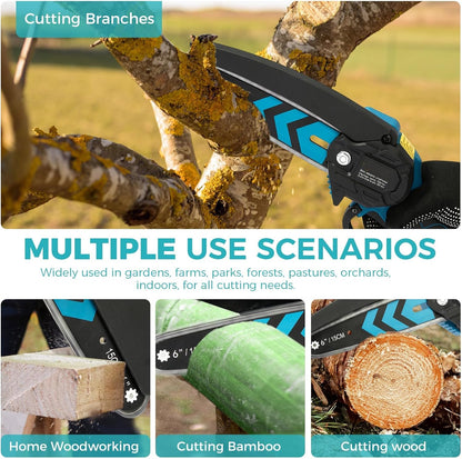 6-Inch Cordless Mini Pruning Chainsaw Kit 20V - product image 7