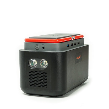 Portable Power Station – Model BS100, 120W Output with 45000mAh Battery and Solar Panel - Tazeet.com