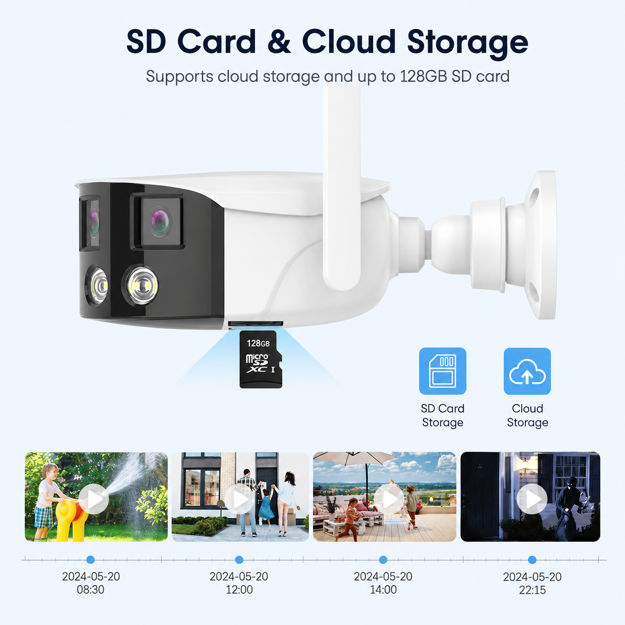 EW 180 Degree Panorama Outdoor Security Camera 4K - product image 8