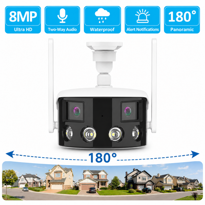 EW 180 Degree Panorama Outdoor Security Camera 4K - product image 6