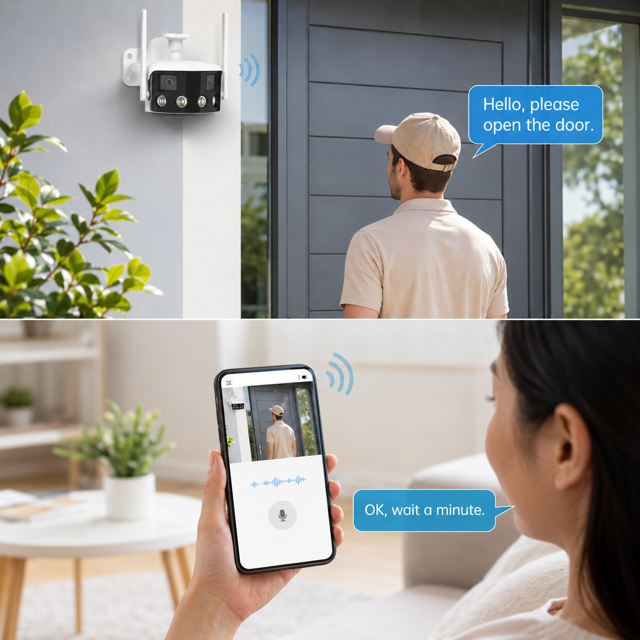 EW 180 Degree Panorama Outdoor Security Camera 4K - product image 2