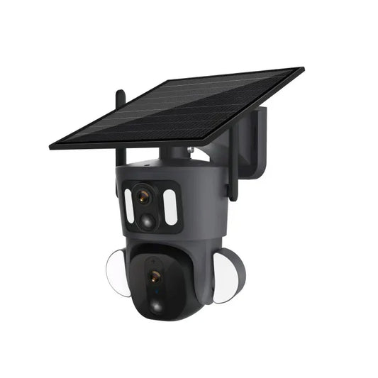 RBX-SD320 Solar PTZ Wireless Camera | 8MP, 1080P, 355° PTZ, IR Night Vision, Two-Way Audio, Human Body Induction, Waterproof - Tazeet.com