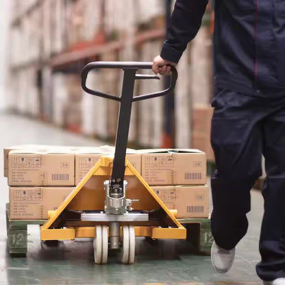 Tazeet Heavy Duty Hydraulic Hand Pallet Jack – 2500KG & 3000KG Capacity – 55x115cm Forks, Nylon Wheels – Manual Pallet Truck for Warehouse & Industrial Use UAE