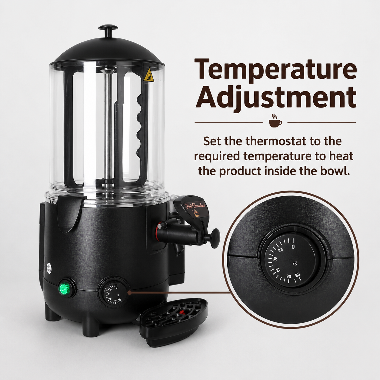 10L Digital Hot Chocolate Machine - Commercial Beverage Dispenser - product image 4