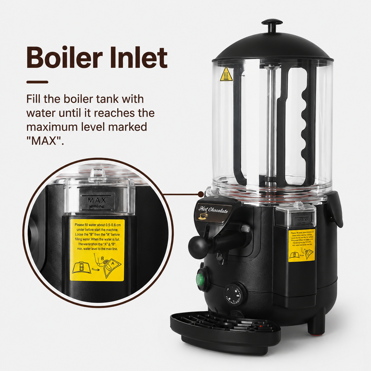 10L Digital Hot Chocolate Machine - Commercial Beverage Dispenser - product image 3