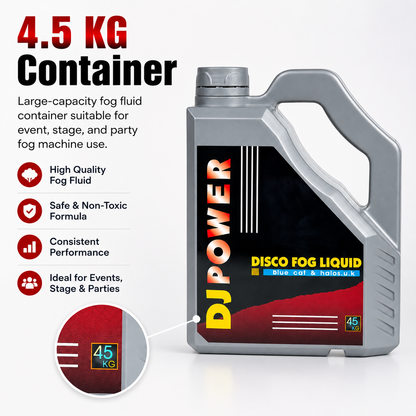 DJ Power 4.5L Water-Based Fog Machine Fluid - product image 2