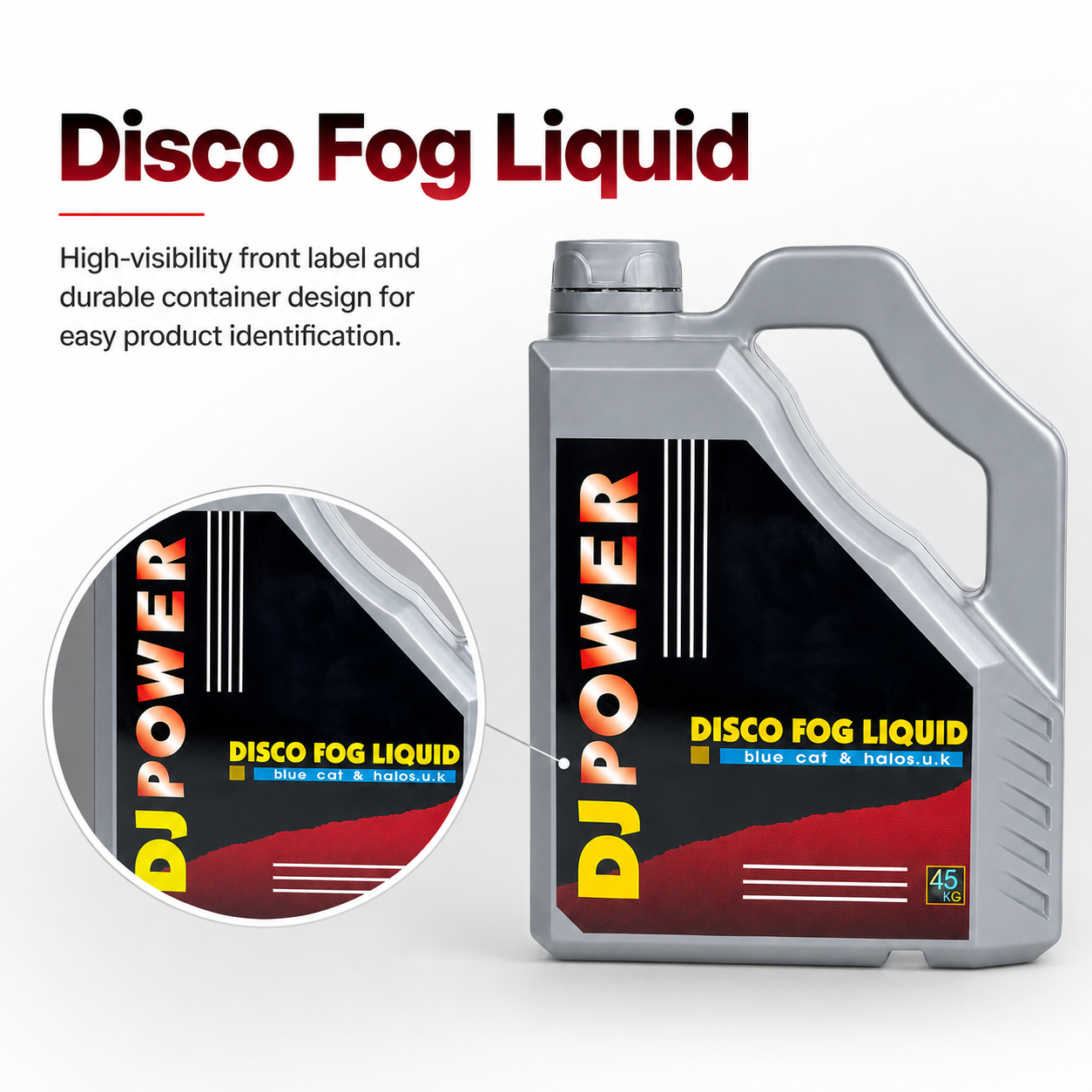 DJ Power 4.5L Water-Based Fog Machine Fluid - product image 3