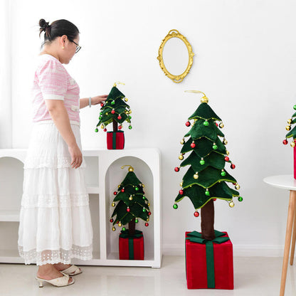 New Arrival Stretchable Gift Pack Christmas Tree – Creative Tabletop Xmas Decoration for Home & Party