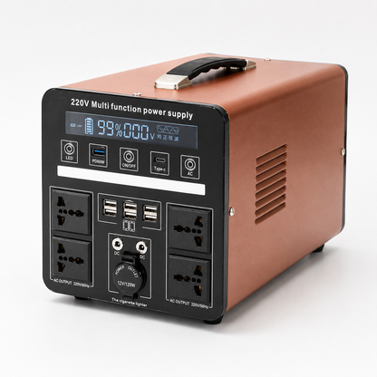 MP7-1200W Portable Power Station - 1200W Output, 720Wh Battery, AC & DC Charging Ports