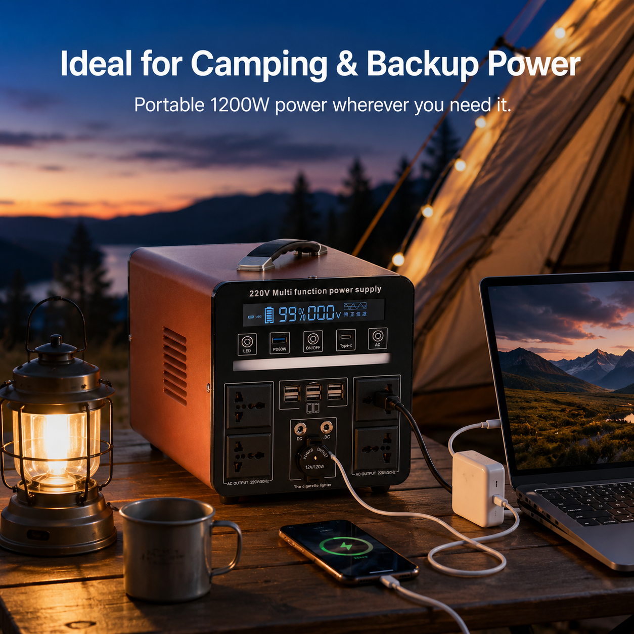 MP7-1200W Portable Power Station 720Wh - product image 6