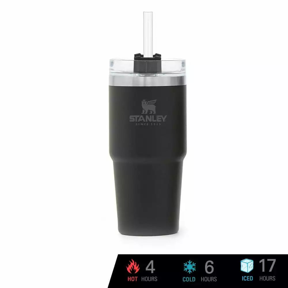 Stanley Quencher H2.O FlowState™ Tumbler 20oz (590ml) – BPA-Free, Double-Wall Vacuum Insulated, Sustainable Stainless Steel