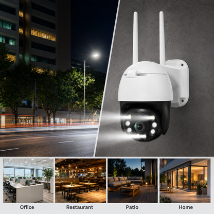 NIP-20HS PTZ Security Camera | 5MP | 2K | IR Night Vision | Two-Way Audio