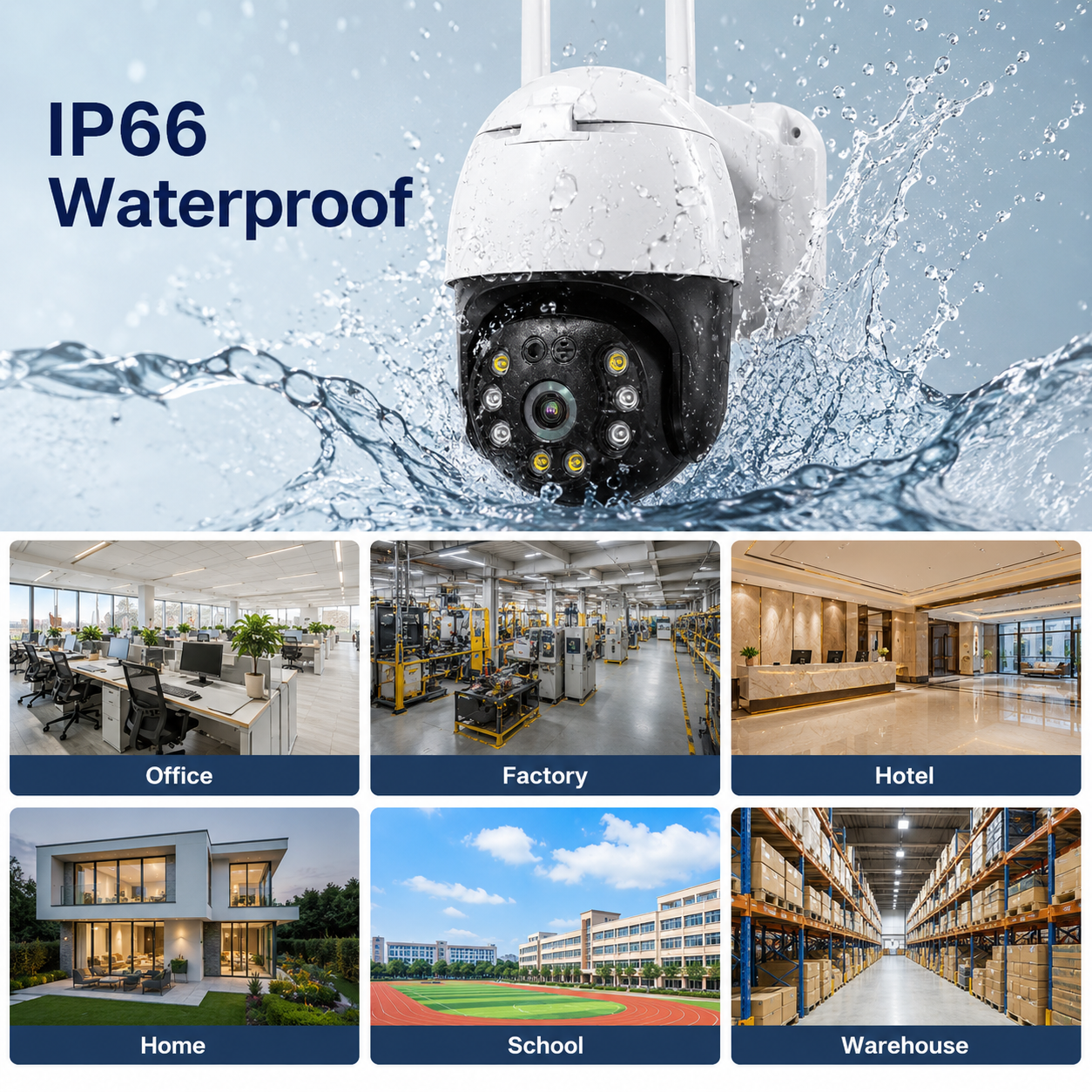 NIP-20HS PTZ Security Camera | 5MP | 2K | IR Night Vision | Two-Way Audio
