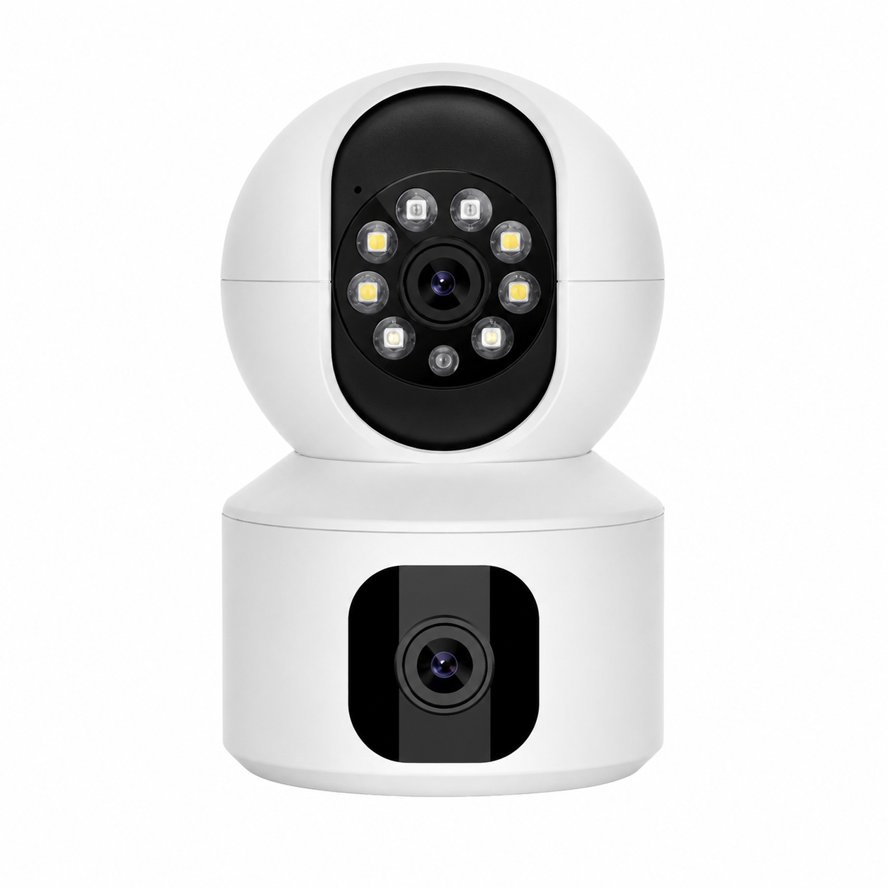 NIP-32 Dual-Lens PTZ Security Camera - 4MP 1080P with Motion Tracking & Two-Way Audio