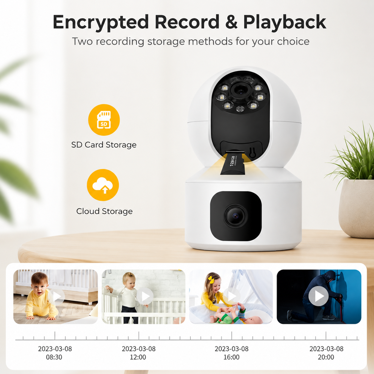 NIP-32 Dual-Lens PTZ Security Camera 4MP - product image 8