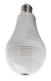 Panoramic Wide Bulb Camera B13-I-V2 | 1.3MP | 960P HD Resolution | 360° View | Motion Detection | Two-way Audio | Wi-Fi | App Connectivity