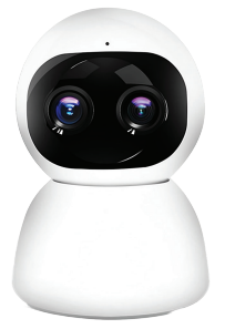 NIP-28 PTZ Dual Lens Wireless Camera | 4MP, 1080P Resolution, Human Tracking, Two-way Audio