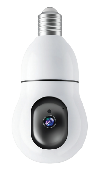 PTZ Wireless Bulb Camera Y25 | 2MP | 960P Resolution | 355° Pan & 95° Tilt | Auto Tracking | IR Night Vision | Two-way Audio | Wi-Fi | App Connectivity