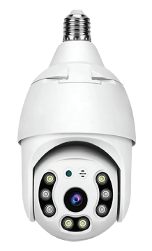 PTZ Wireless Bulb Camera Y28 | 2MP | 1080P HD Resolution | 275° Pan & 95° Tilt | IR Night Vision | Motion Detection | Two-way Audio | Wi-Fi | App Connectivity