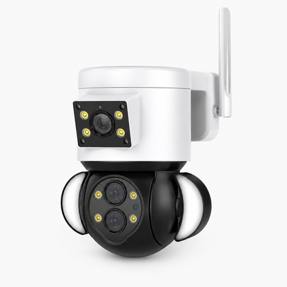 ST-430 Triple-Lens PTZ Security Camera | 5MP | 2592 x 2048 | 10x Optical Zoom