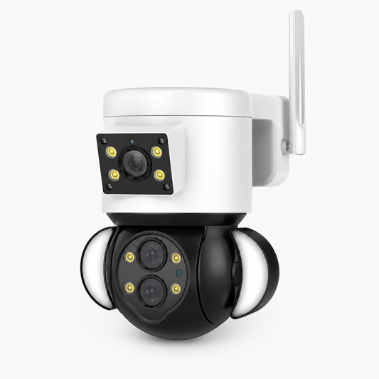 ST-430 Triple-Lens PTZ Security Camera | 5MP | 2592 x 2048 | 10x Optical Zoom