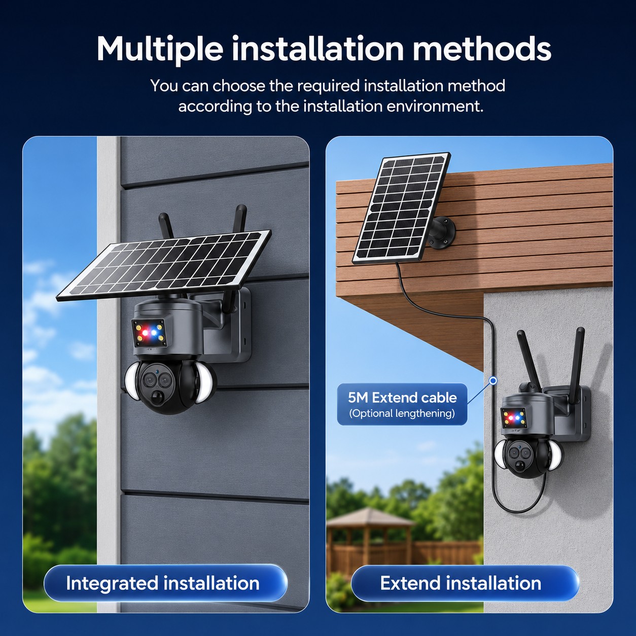ST-558 Solar Dual-Lens PTZ Security Camera 2K - product image 2