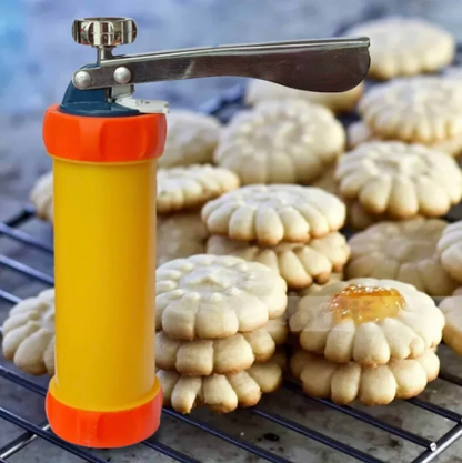 Tazeet Biscuit Cookie Maker Press Machine – Versatile Pastry Decorating Gun for Noodles, Snacks, and Cake Decorating