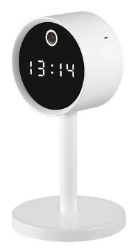 Table Clock with Wireless Camera Model X8-1080P, 1080P Resolution, Night Vision, Motion Detection, Two-Way Audio, App Connectivity