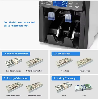 AL-950 Banknote Verifier – Money Sorter & Counter - product image 2