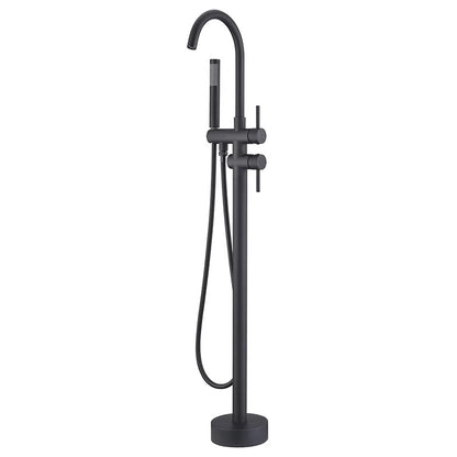 Freestanding Bathtub Faucet Tub Filler – Dual Handle with Handheld Shower - product image 2