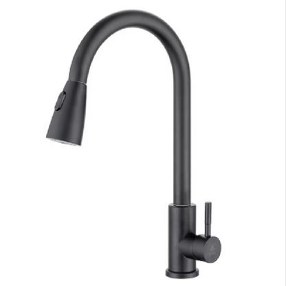 Kitchen Faucet with Pull-Down Sprayer – High Arc Stainless Steel Mixer Tap - product image 4