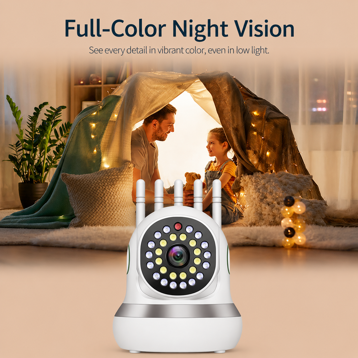 TC50-CA1Z2 PTZ Security Camera | 2MP | 720P | Motion Detection | Two-Way Audio