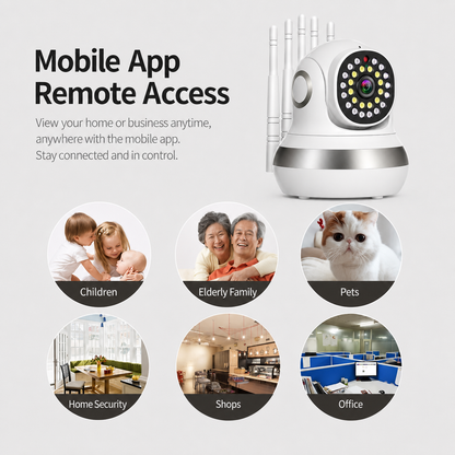 TC50-CA1Z2 PTZ Security Camera | 2MP | 720P | Motion Detection | Two-Way Audio