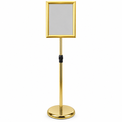 TAZEET Adjustable A4 Poster Sign Holder Stand, Floor Display Stand, 2-Pack