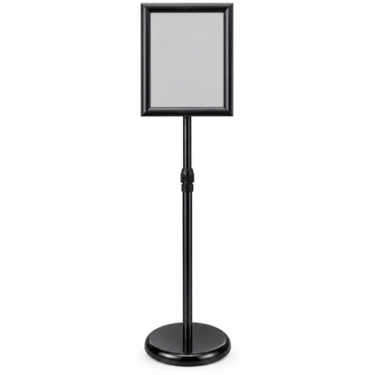 TAZEET Adjustable A4 Poster Sign Holder Stand, Floor Display Stand, 2-Pack