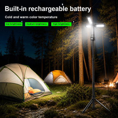 VIP-12 Triple-Head Rechargeable Work Light with Tripod - product image 6