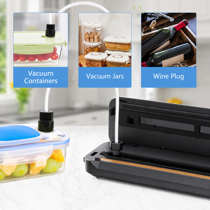 جهاز تغليف بالتفريغ الهوائي | أوضاع جاف ورطب | 60 كيلو باسكال